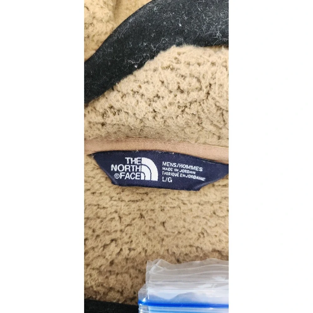 The North Face Campshire Anorak Pullover Brown Sherpa Fleece Gorpcore Size L